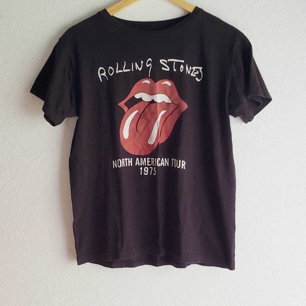 Rolling Stones Cotton Oversized Band Tee Small